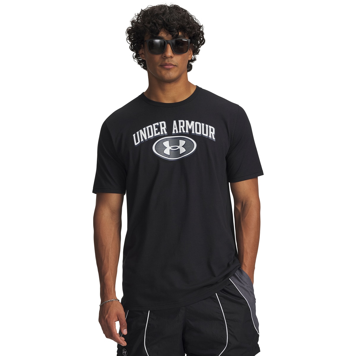 Imagem 0 de T-shirt Casual de Homem UA M WM Locker Tag SS