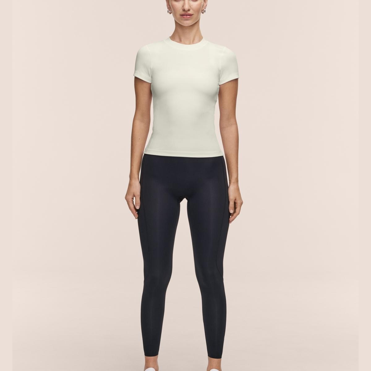 T-shirt M/C de Mulher Defined Verde-claro-4