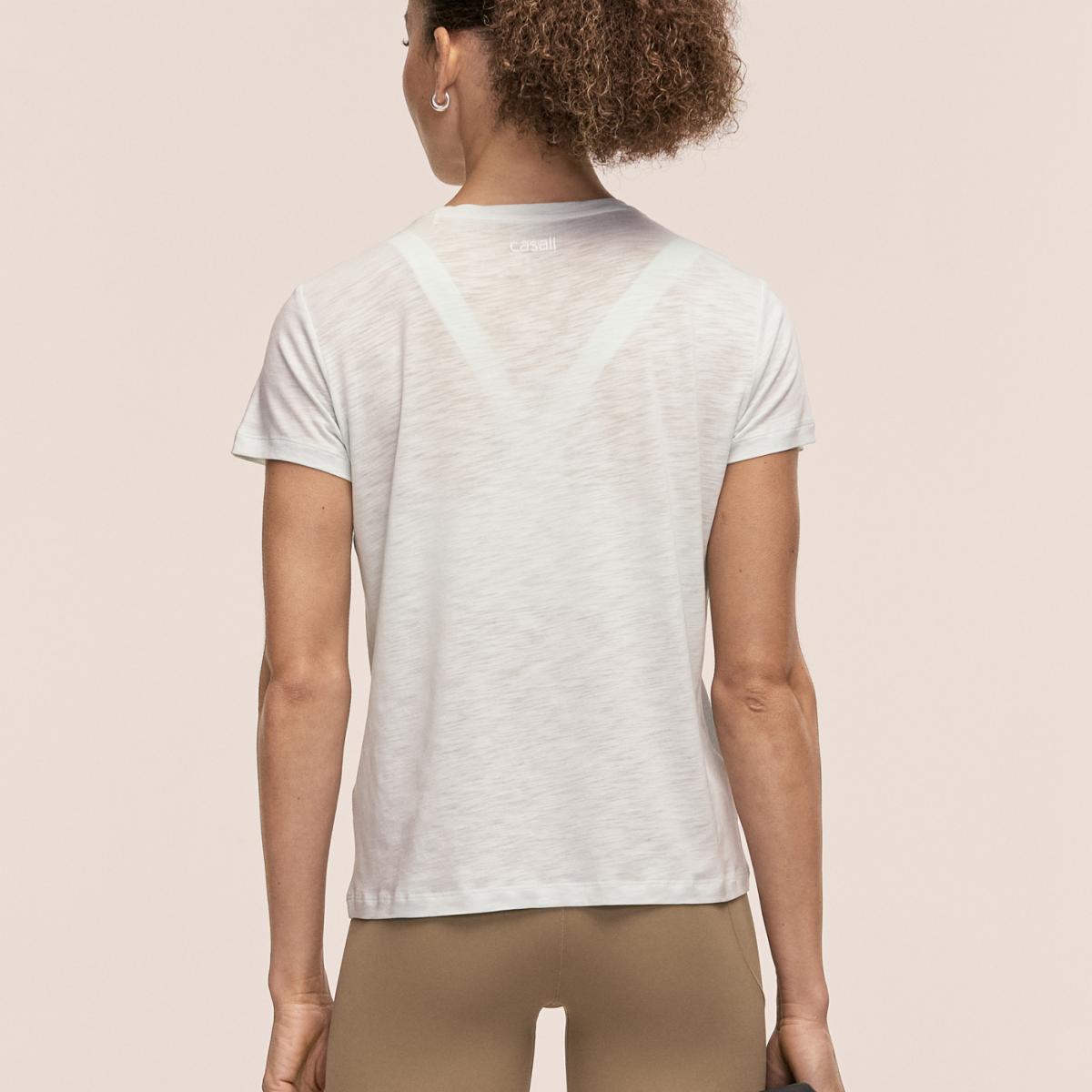 T-shirt M/C de Mulher Soft Texture Verde-claro-2