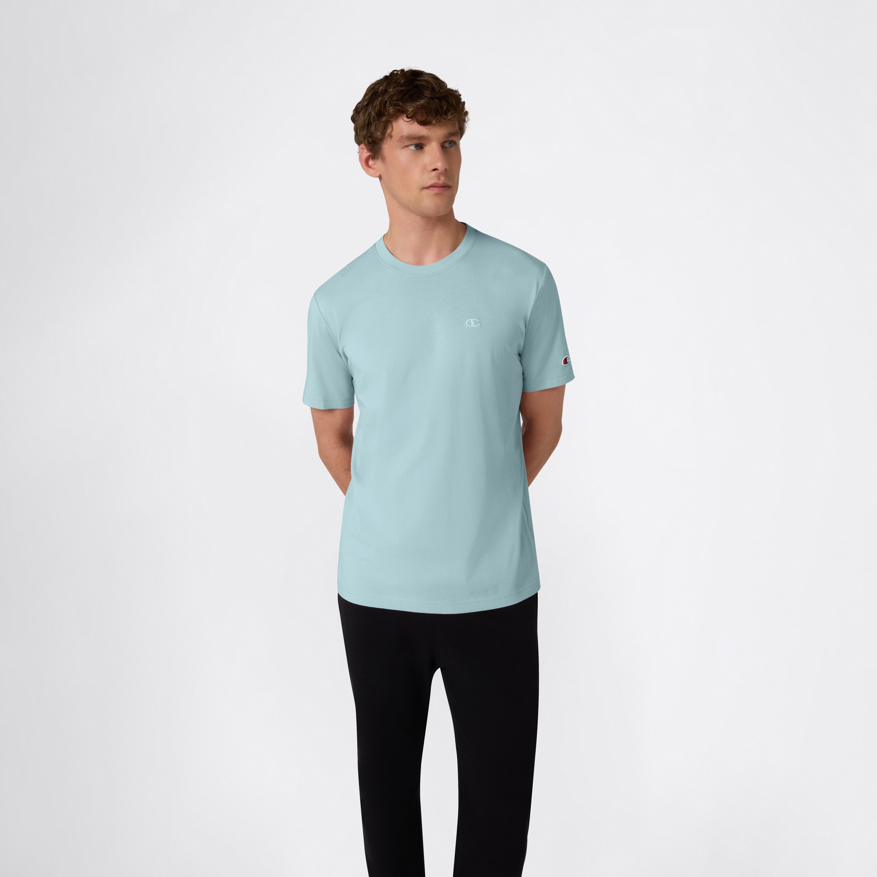 T-shirt de Manga Curta de Homem SS Tee Azul-1