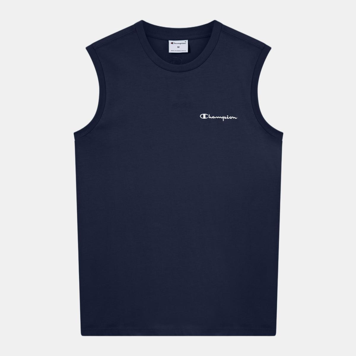 T-shirt sem Mangas de Homem SL Tee Azul-4