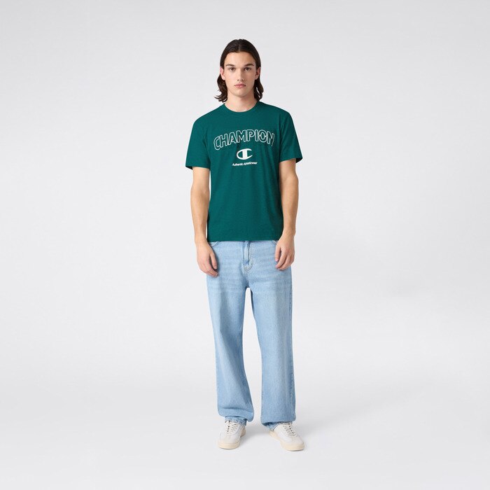 T-shirt de Manga Curta de Homem SS Tee Verde-4