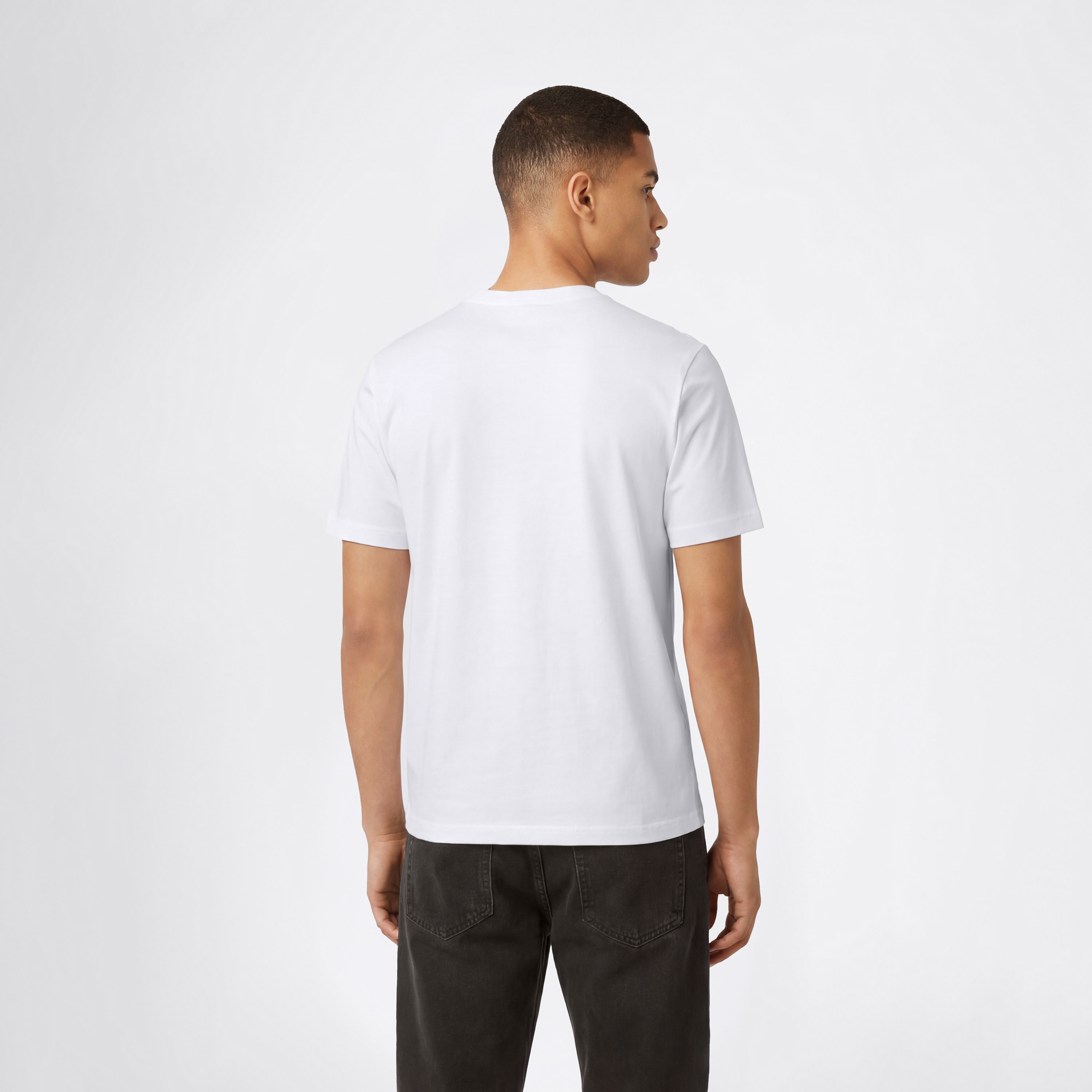 T-shirt de Manga Curta de Homem SS Tee Branco-2
