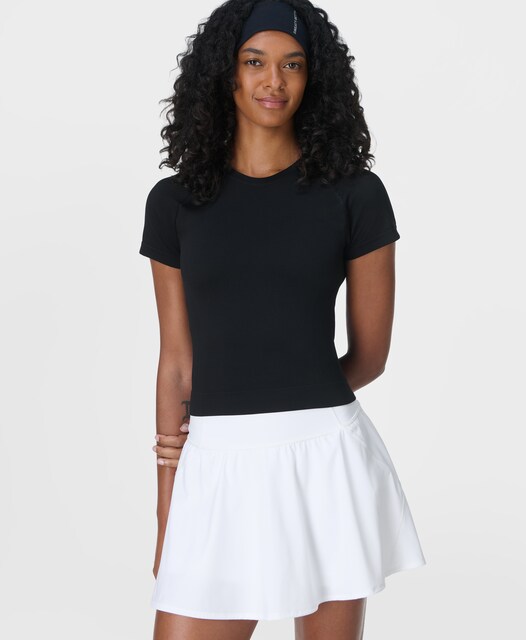 Imagem 0 de T-shirt M/C de Mulher Athlete Crop Seamless Workout