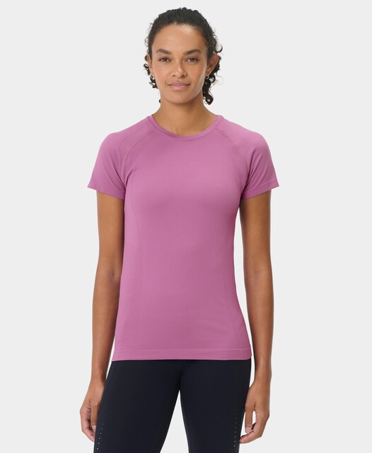 Imagem 0 de T-shirts M/C de Mulher Athlete Seamless Workout T-shirt