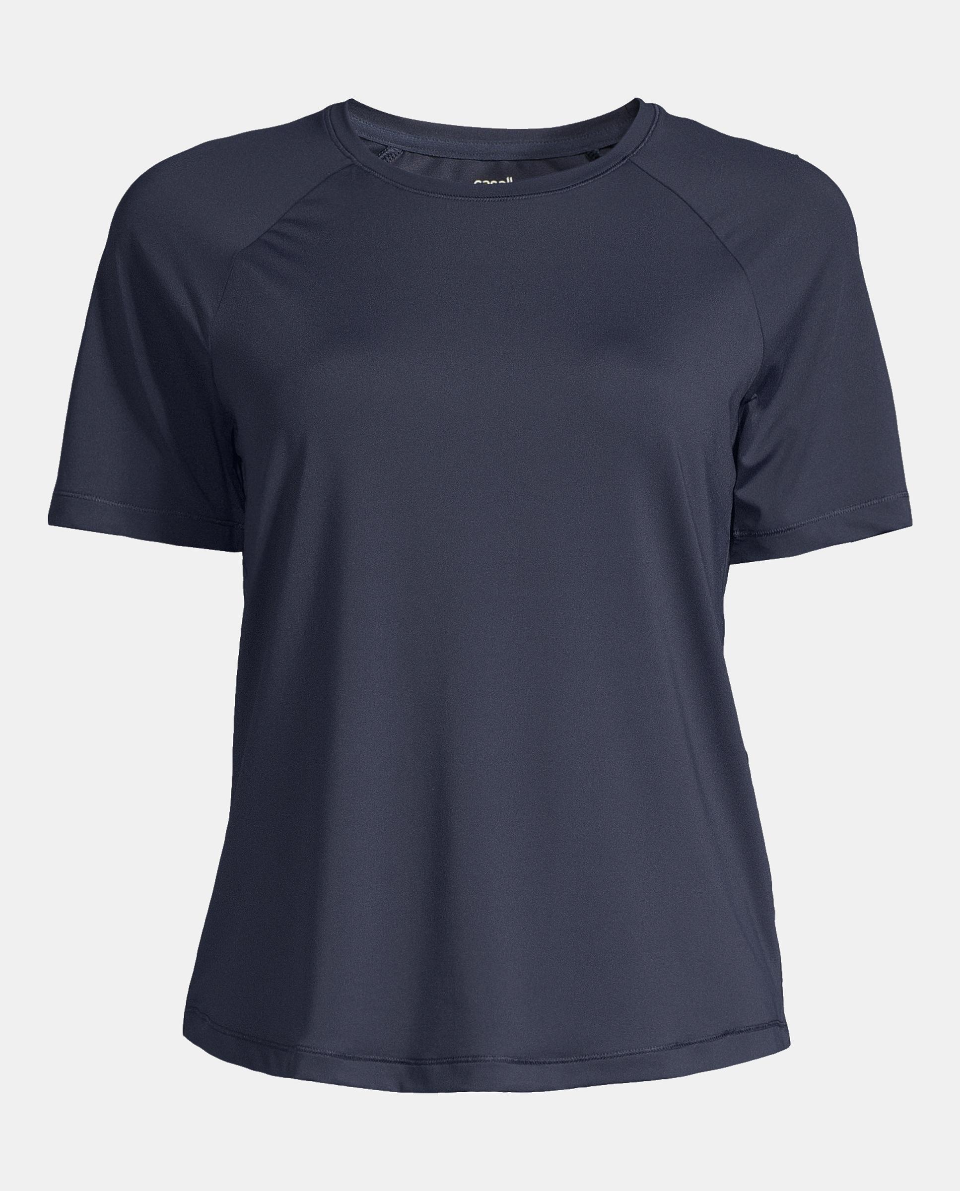 Casall Camiseta de Yoga y Pilates de Mujer Essential Tee Azul oscuro