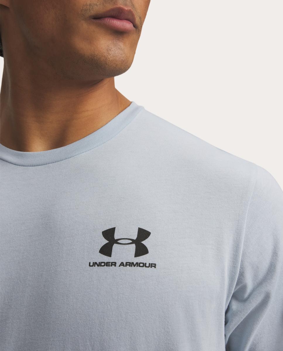 T-shirt de Homem UA M Sportstyle LC SS Azul / Cinzento-3