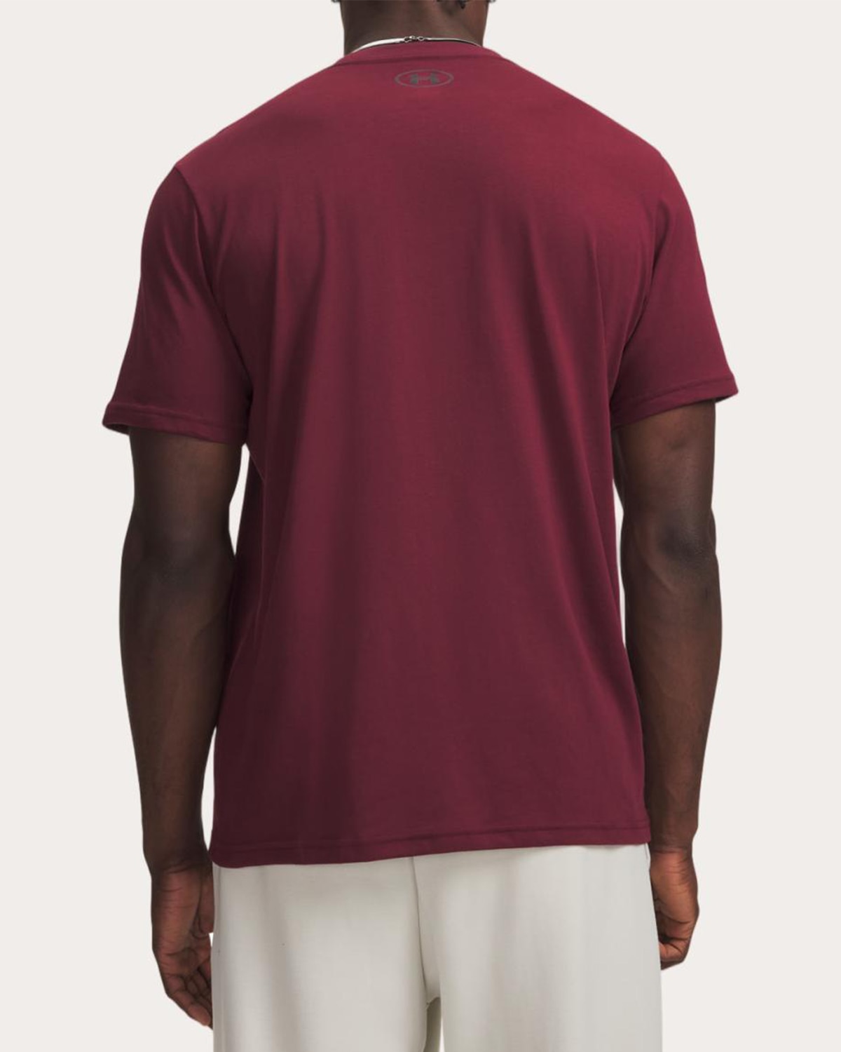 T-shirt de Homem UA M Sportstyle LC SS Grená / Preto-2