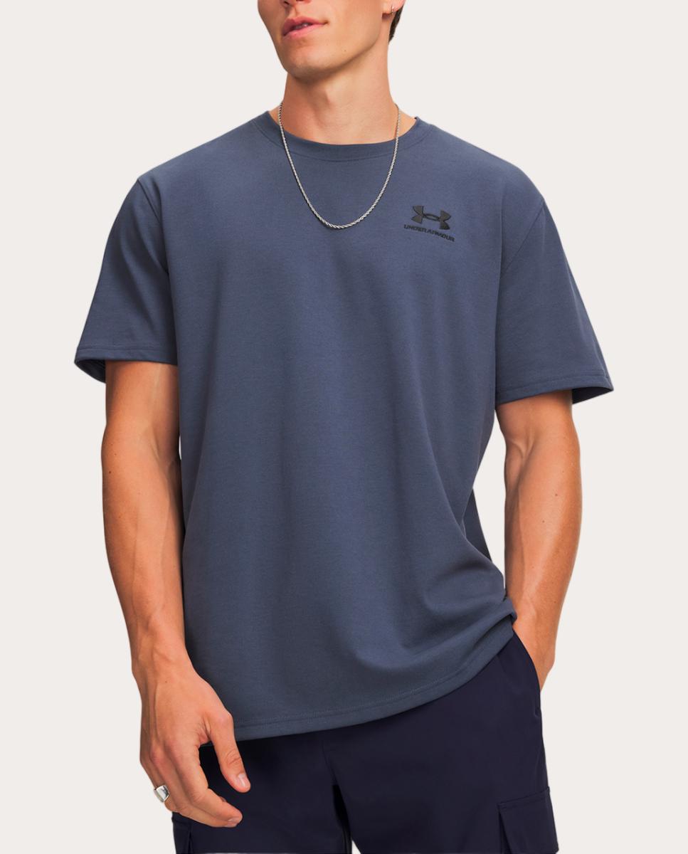 Imagem 0 de T-shirt de Homem UA M Logo EMB Heavyweight SS