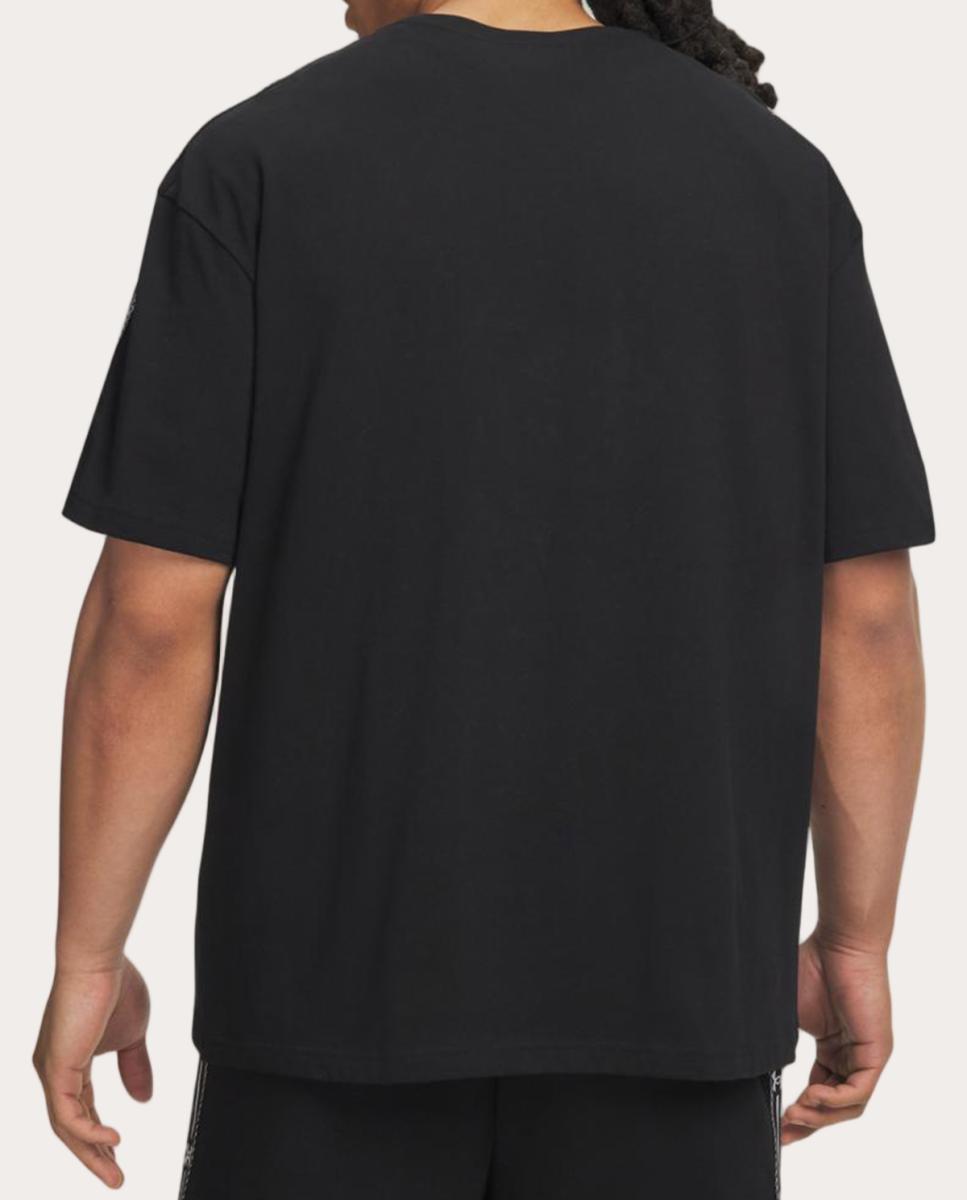 T-shirt de Homem UA Icon HWT Tee Taped Preto-2