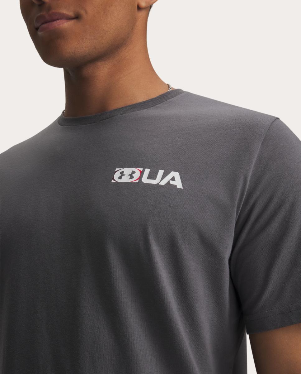 T-shirt de Homem UA M UA Athletics Logo SS Azul-3