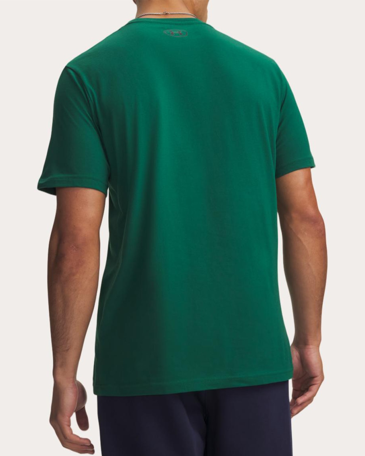 T-shirt de Homem UA M LC Box WM Logo SS Verde-militar-2