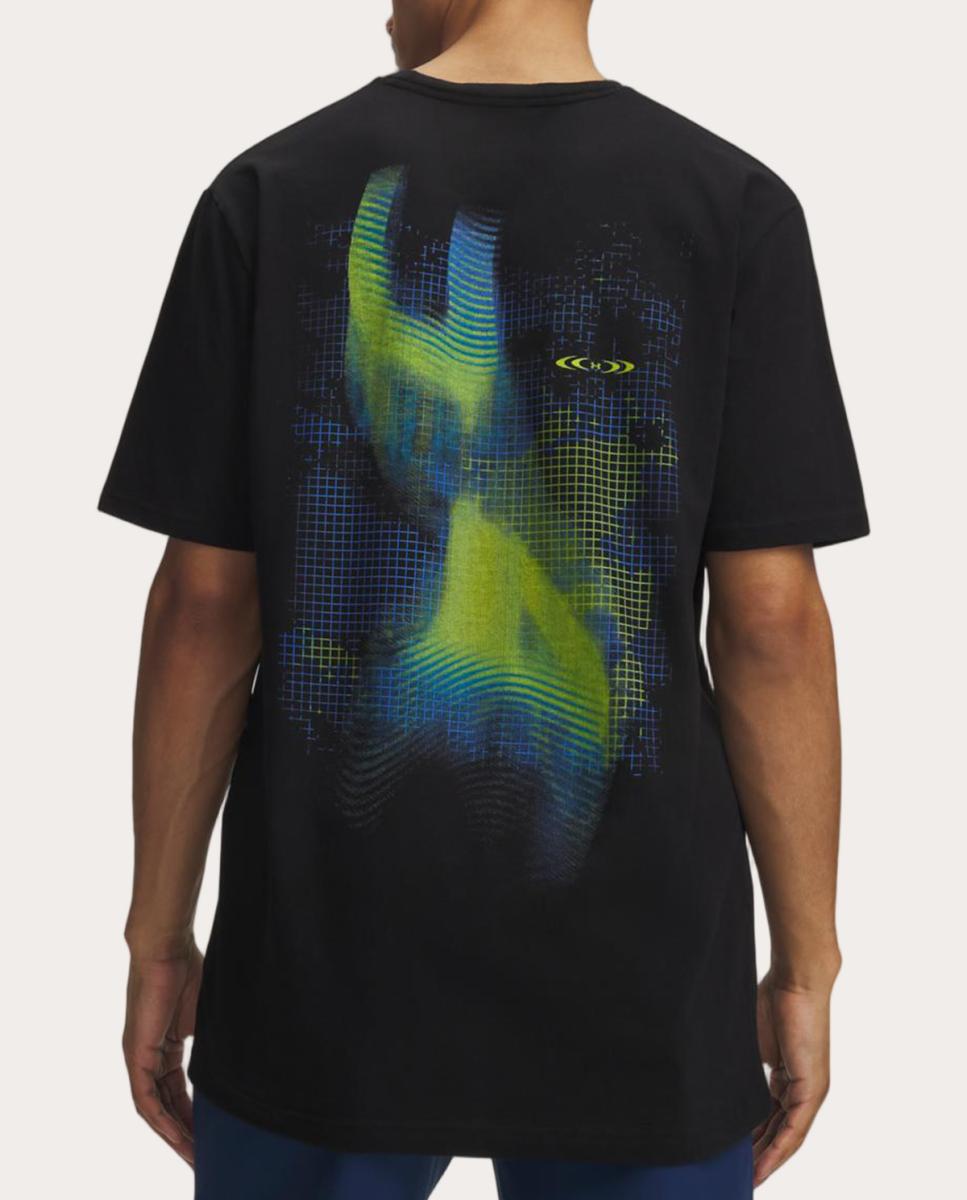 T-shirt de Homem UA M 60/40S UA BLUR SS Preto-2