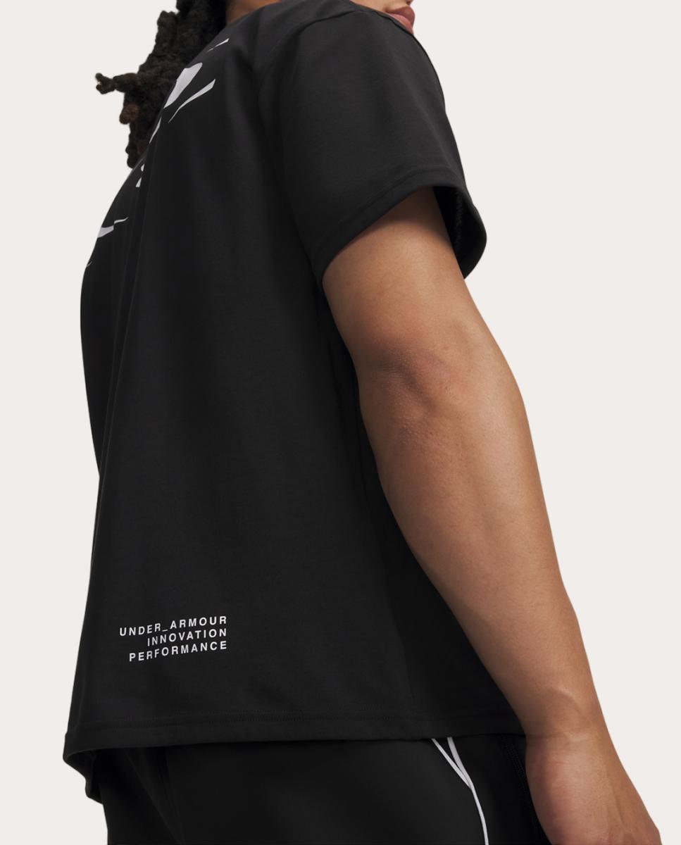 T-shirt de Homem UA M HWT Echo Logo OS SS Preto-4