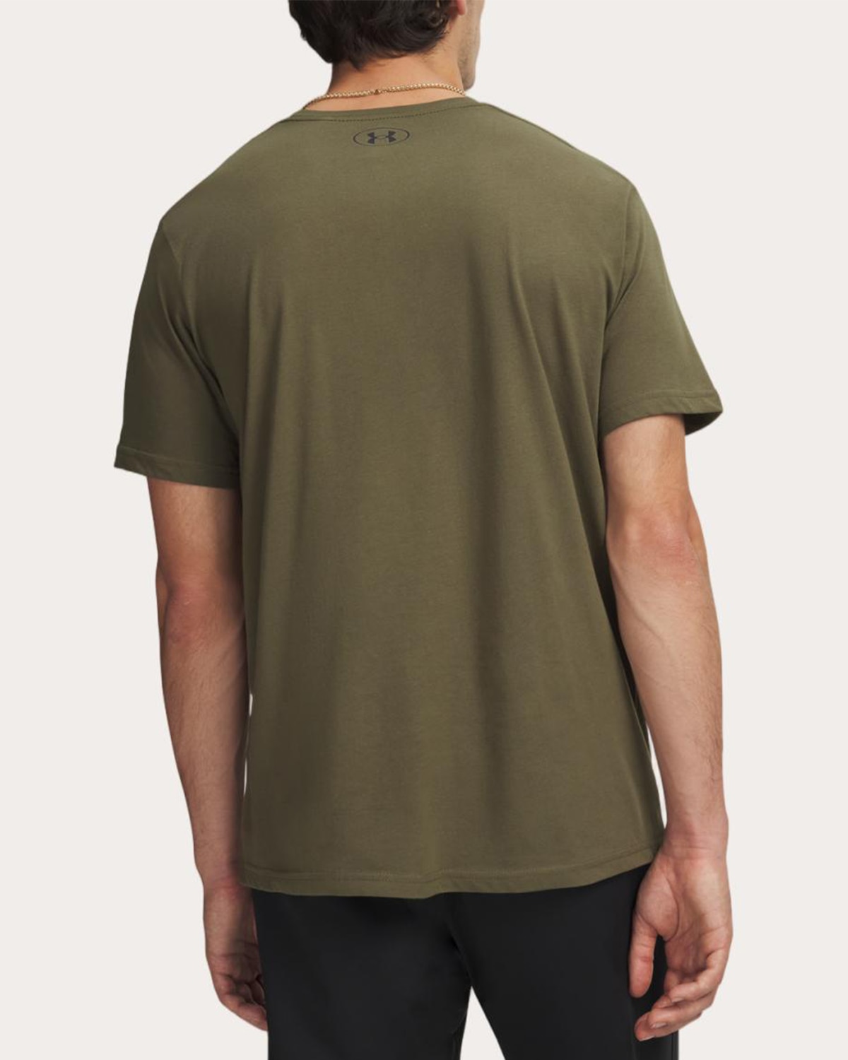 T-shirt de Homem UA M Sportstyle LC SS Verde-militar-2