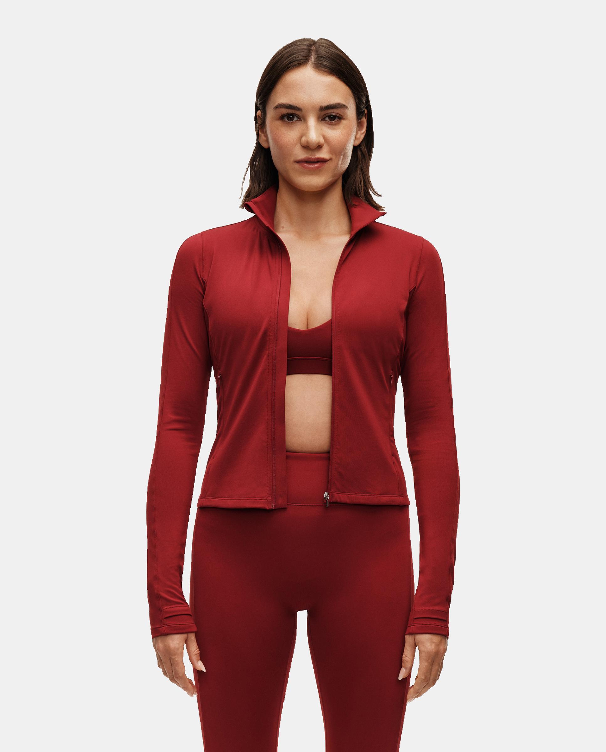 Imagen 1 de Chaqueta de Yoga y Pilates de Mujer Casall Soft Touch Zip Jacket CASALL Granate