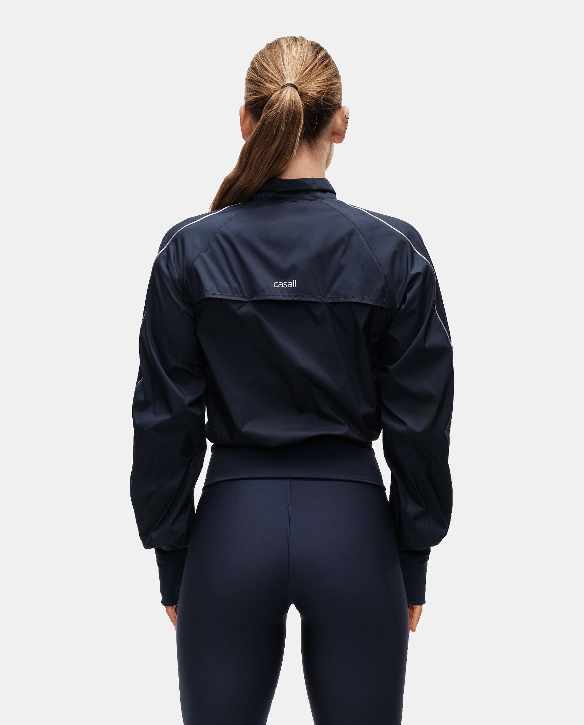 Chaqueta de Yoga y Pilates de Mujer Casall Statement Woven Training Jacket CASALL - Azul oscuro Azul oscuro-2