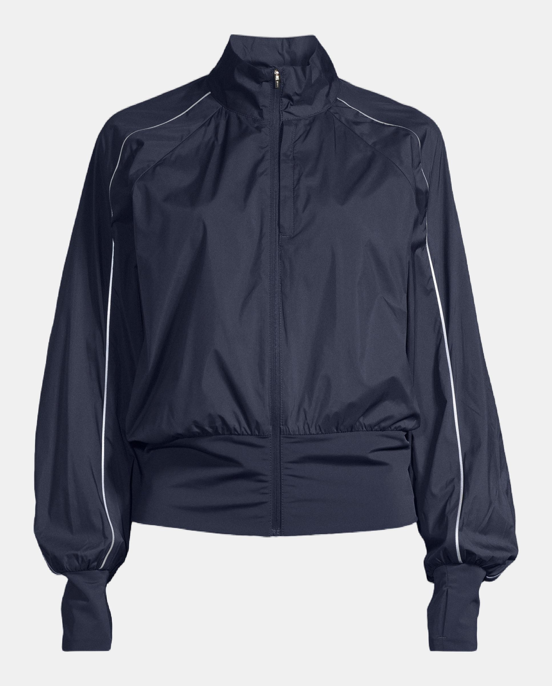Chaqueta de Yoga y Pilates de Mujer Casall Statement Woven Training Jacket CASALL - Azul oscuro Azul oscuro-3