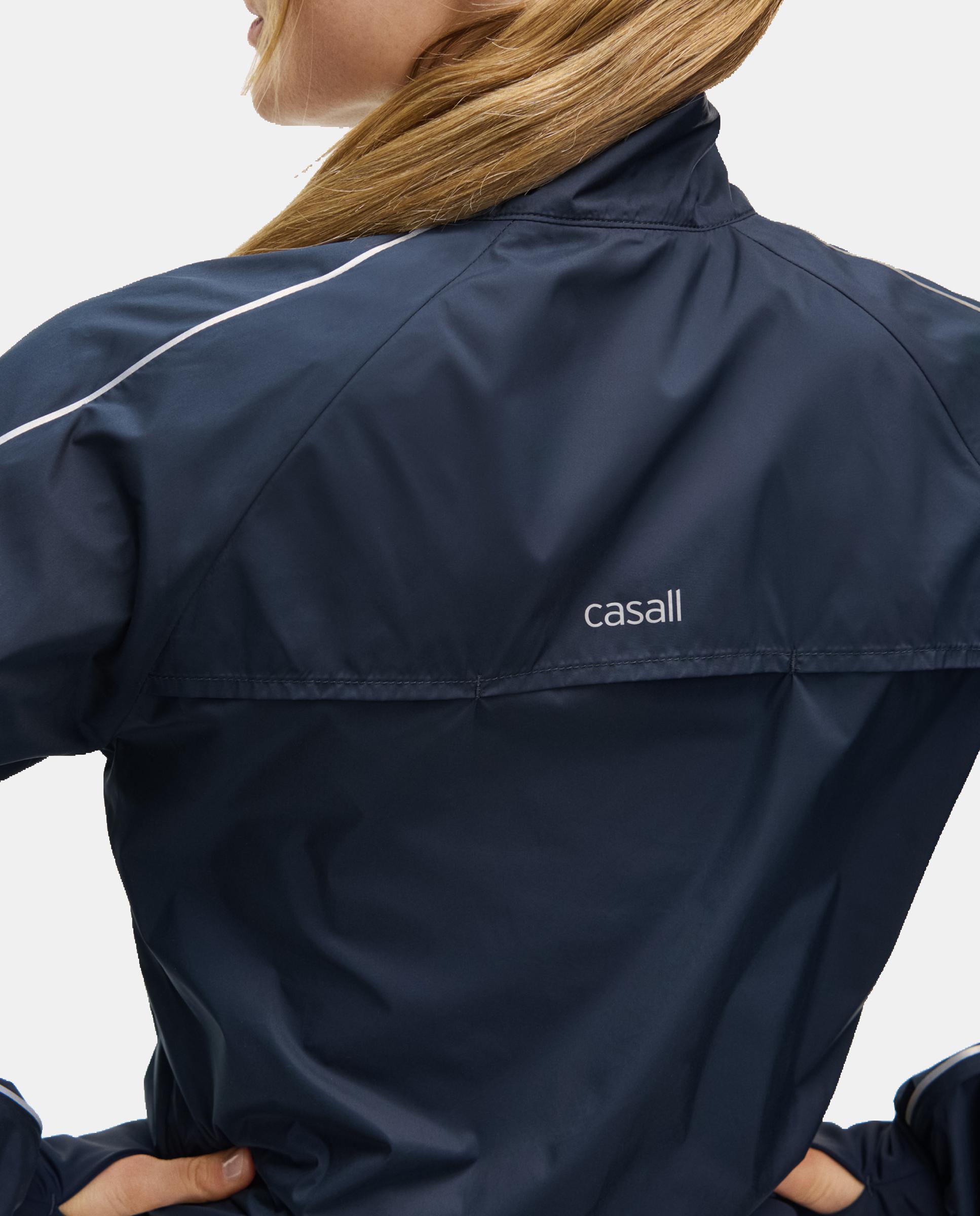 Chaqueta de Yoga y Pilates de Mujer Casall Statement Woven Training Jacket CASALL - Azul oscuro Azul oscuro-5