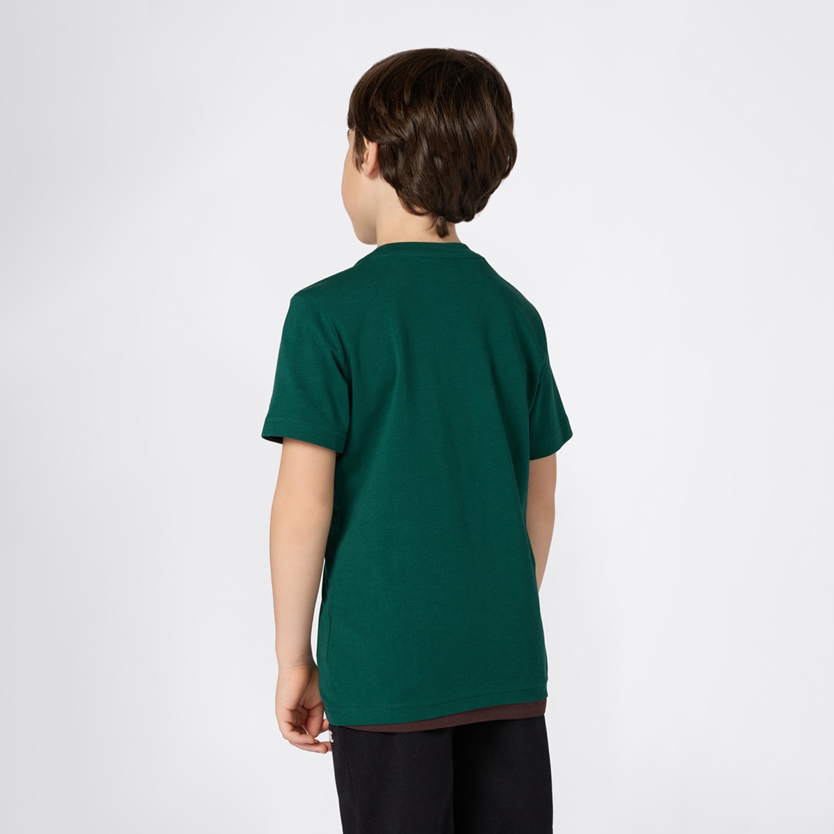 T-shirt de Menino Verde-escuro-2