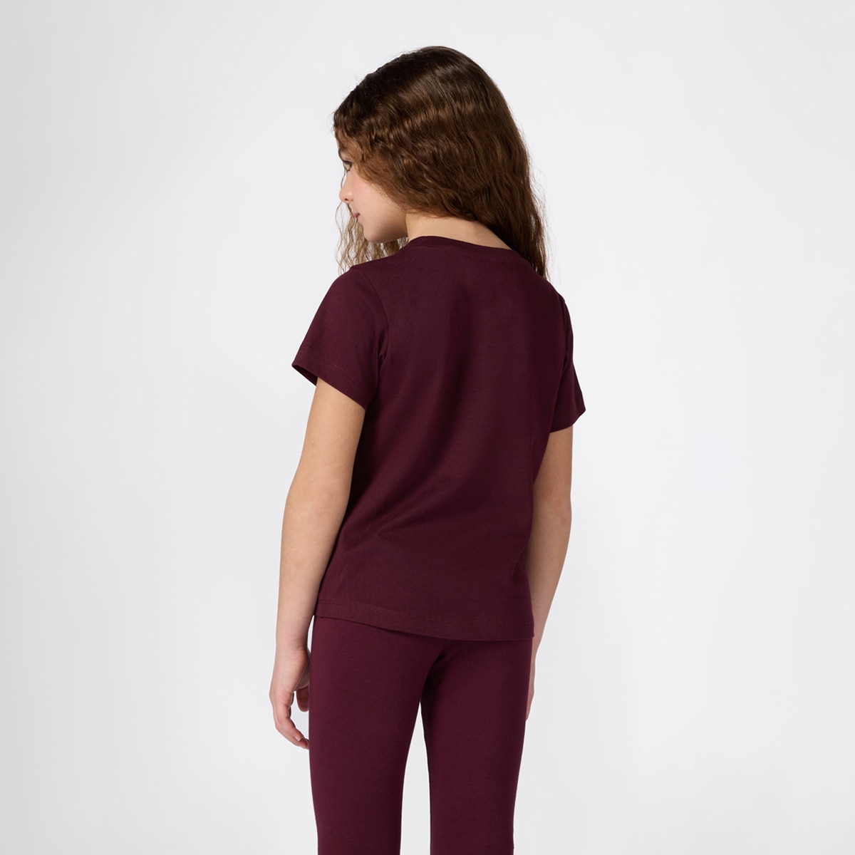 T-shirt de Menina Castanho-claro-2
