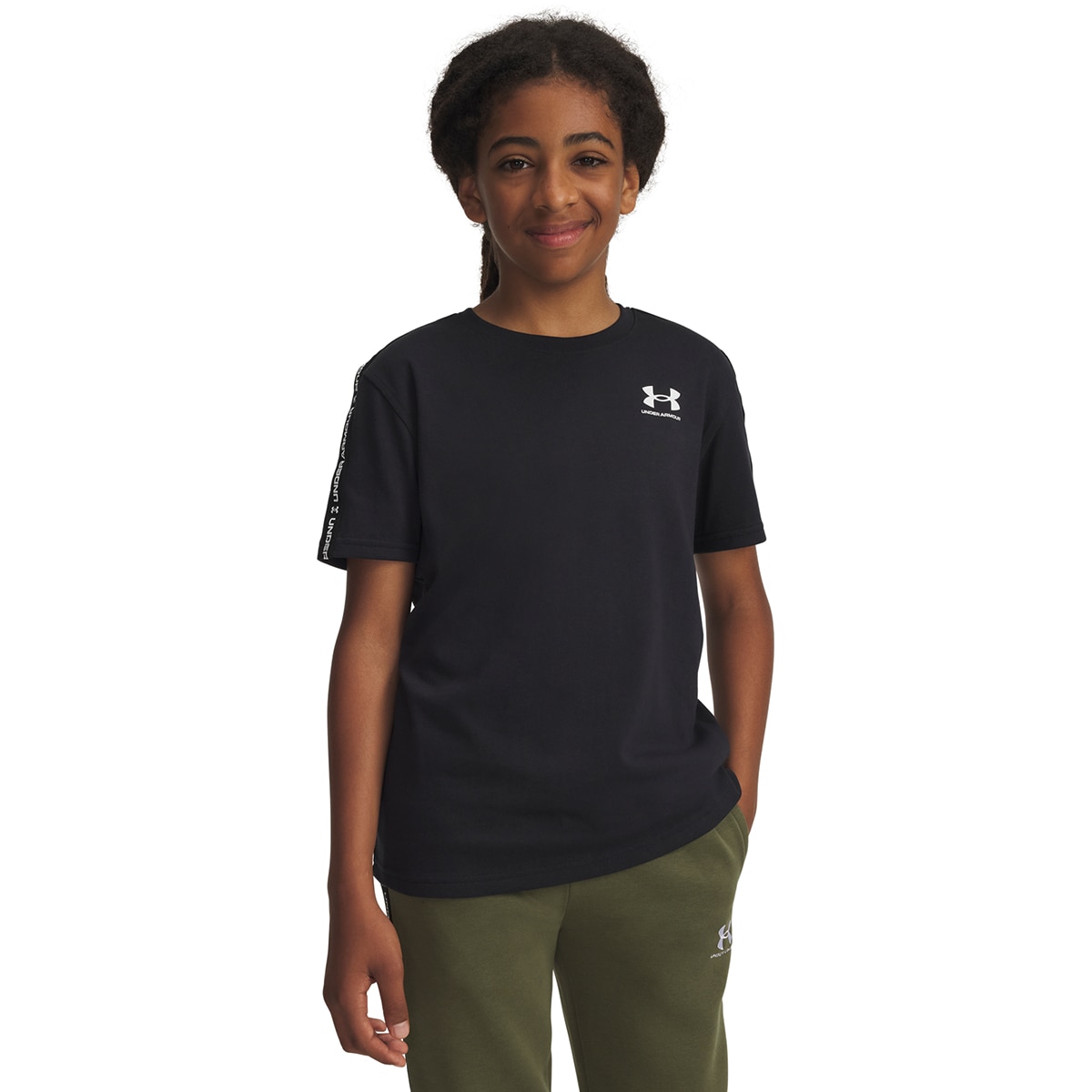 Imagem 0 de T-shirts de Menino Casual UA B Icon Taped SS