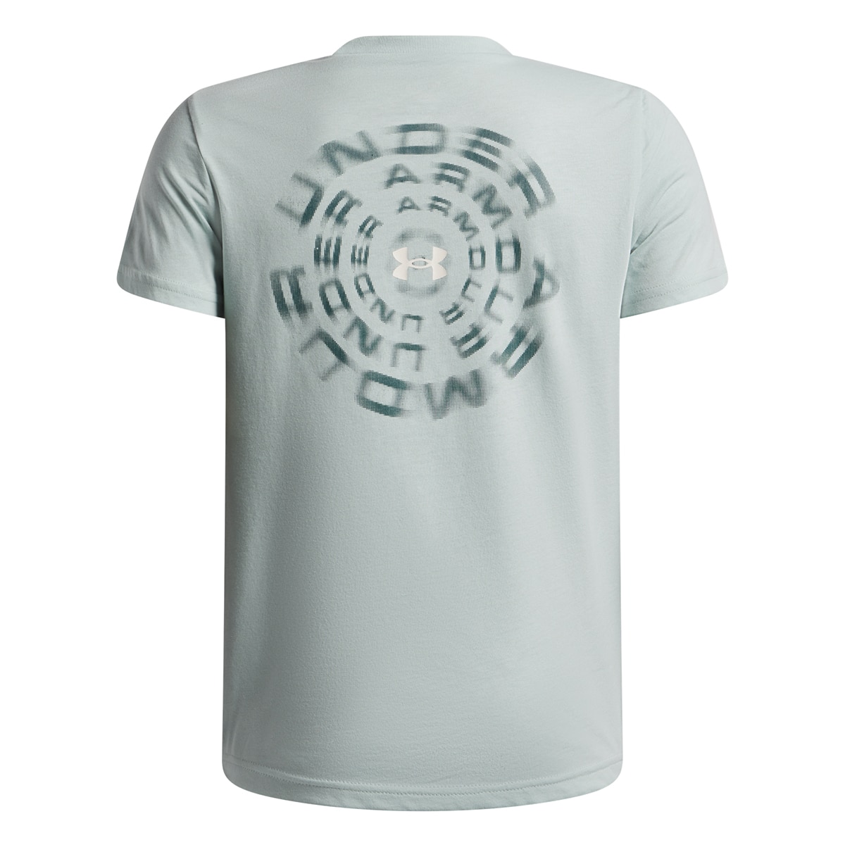 T-shirts de Criança Casual UA B WM Blur SS Azul-esverdeado-2