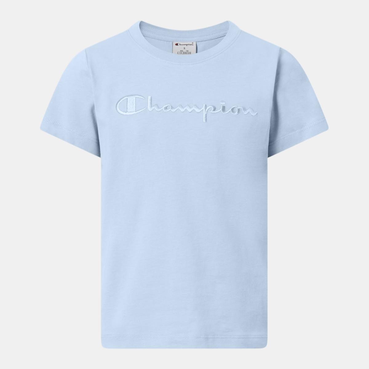 T-shirt de Manga Curta de Menina SS Tee Azul-4