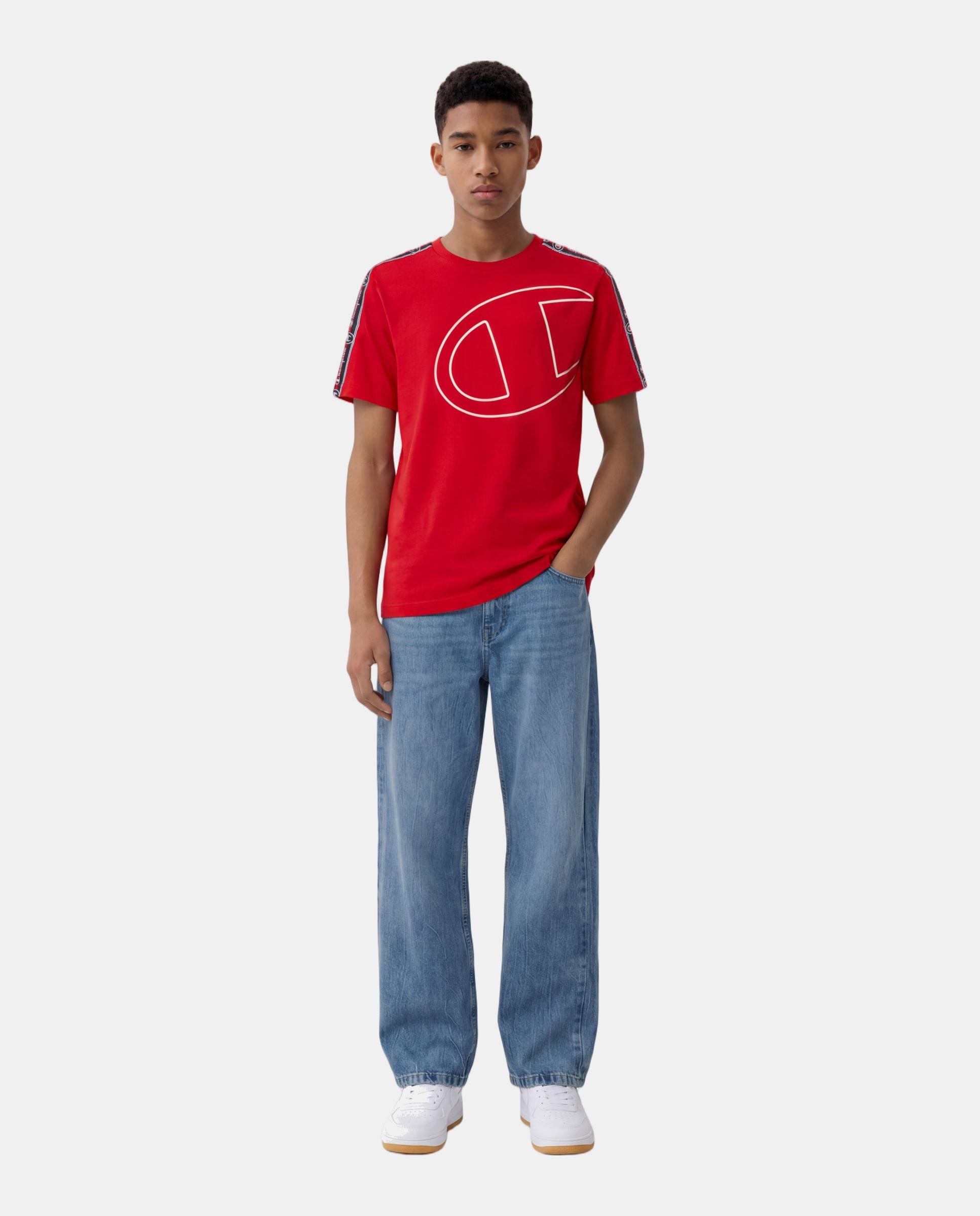 T-shirt Casual de Menino SS Tee Vermelho-3