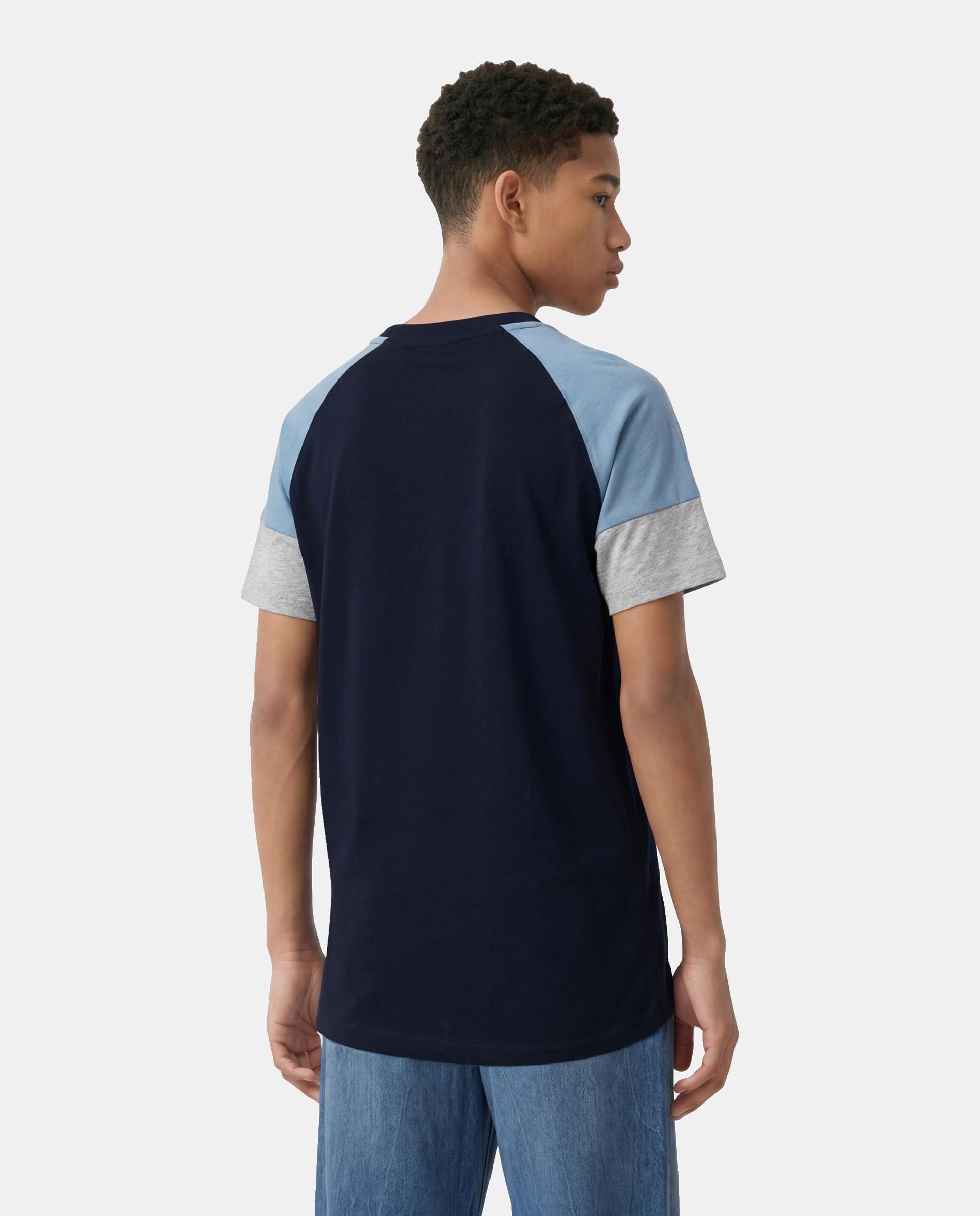 T-shirt Casual de Menino SS Tee Azul-2