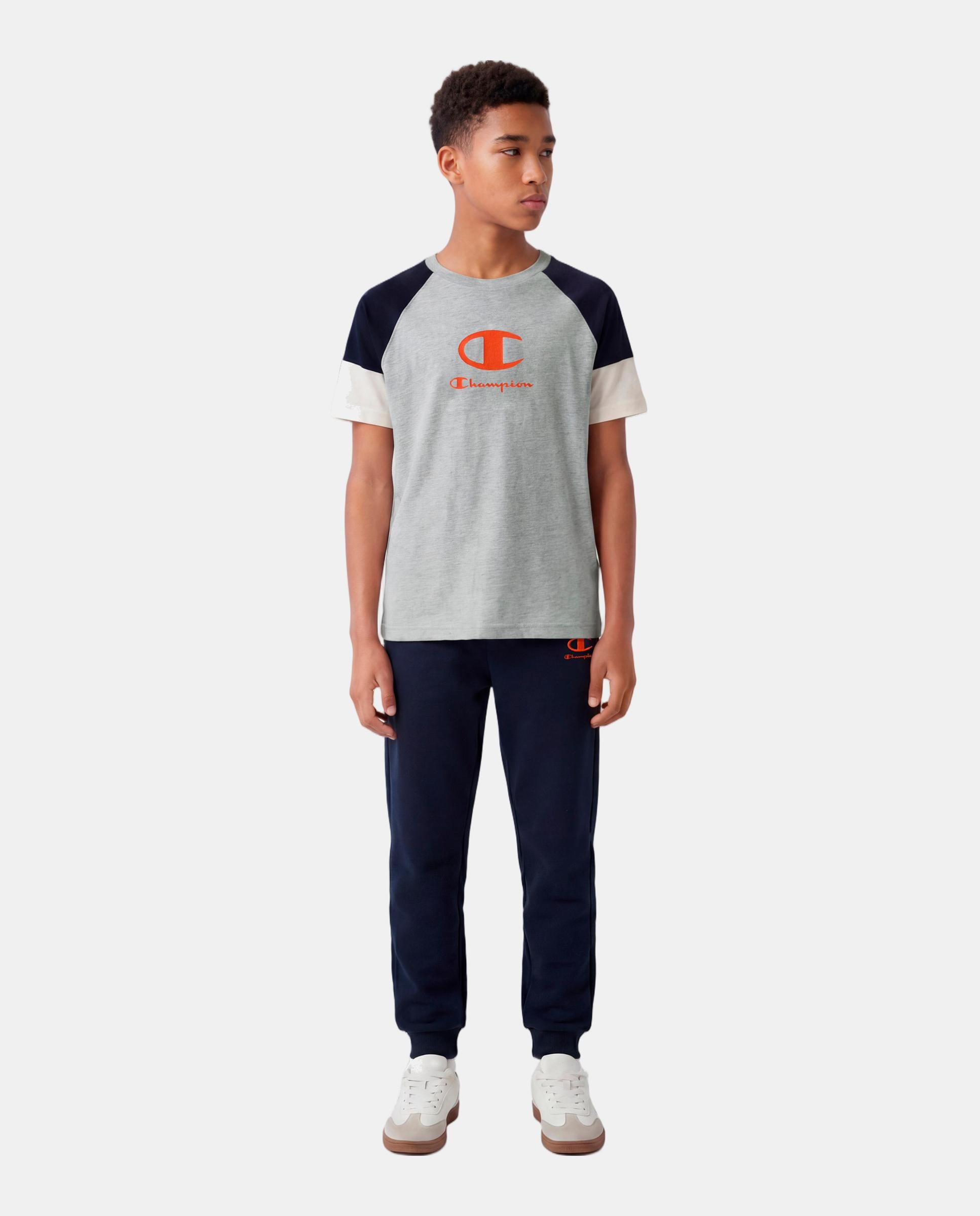 T-shirt Casual de Menino SS Tee Cinzento-3