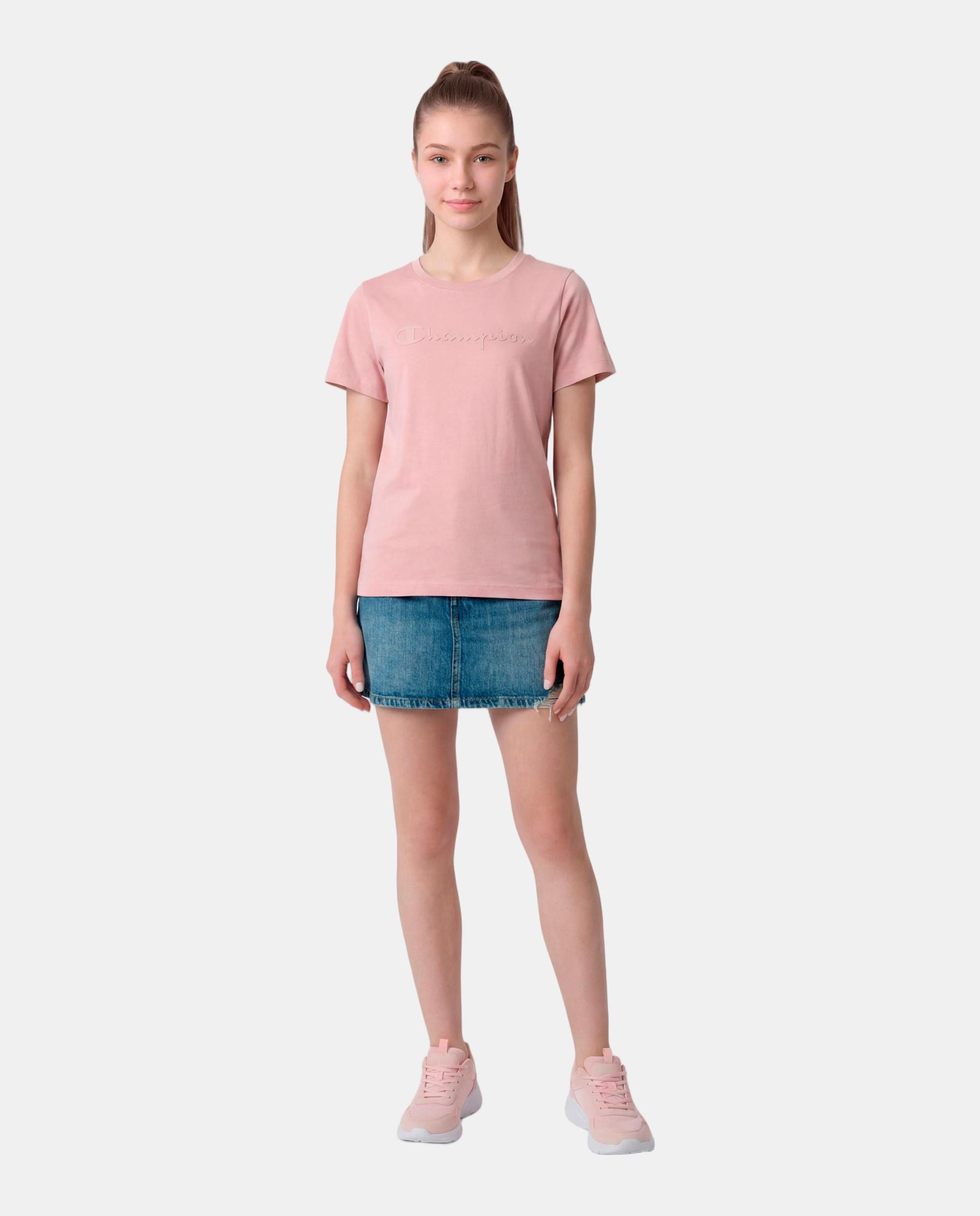 T-shirts Casual de Criança SS Tee Rosa-3