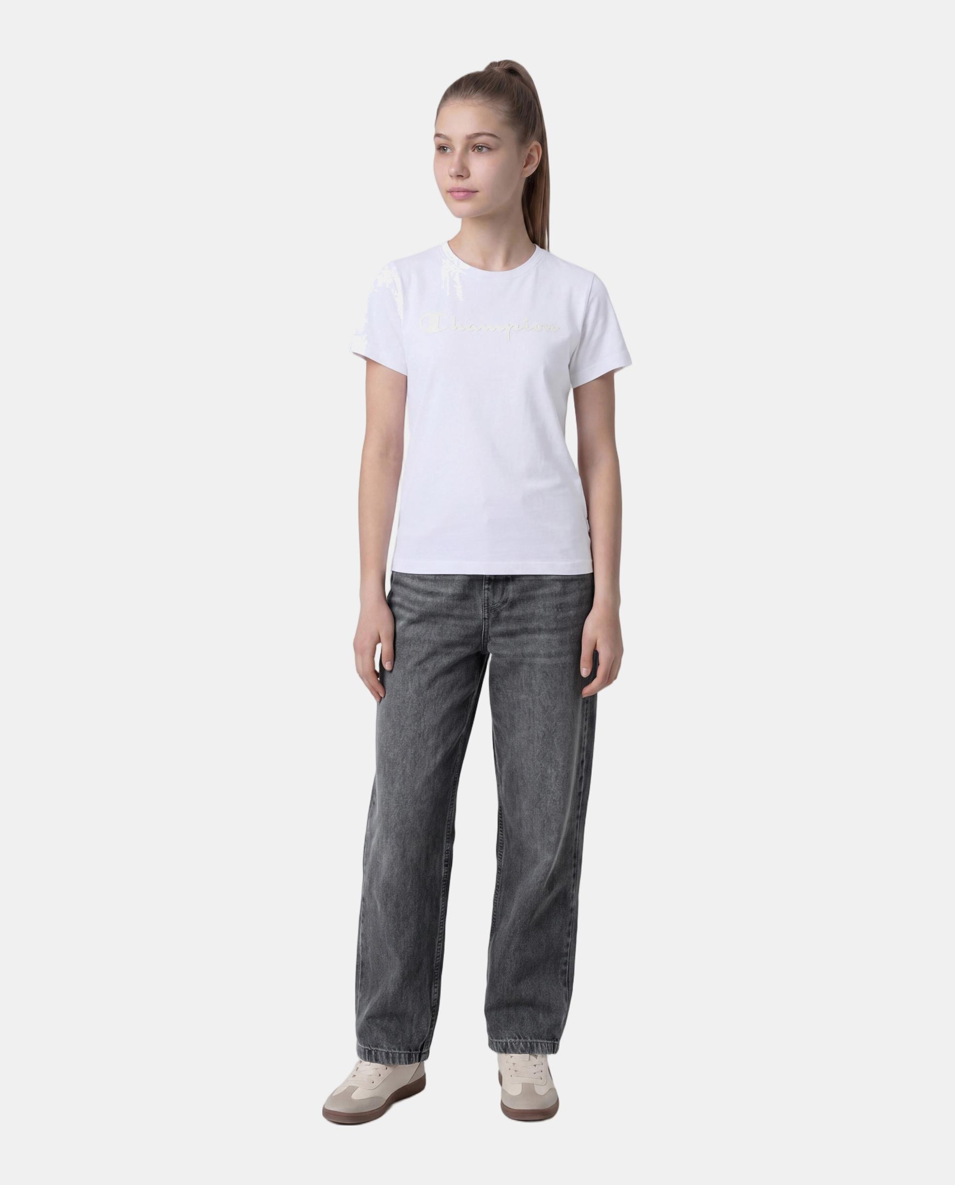 T-shirts Casual de Criança SS Tee Branco-3