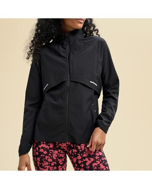 Casaco de Mulher Dynamic Windbreaker Preto-2
