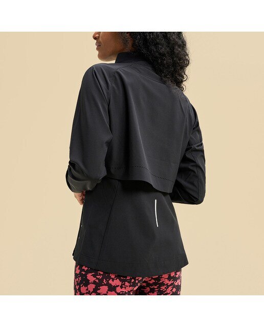 Casaco de Mulher Dynamic Windbreaker Preto-3