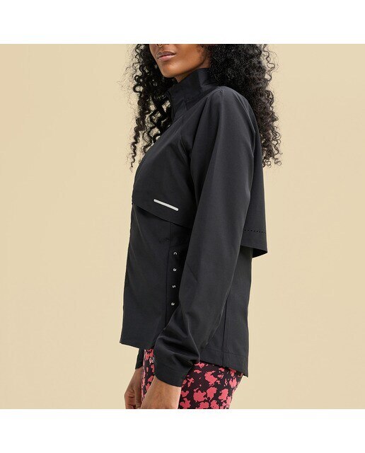 Casaco de Mulher Dynamic Windbreaker Preto-4