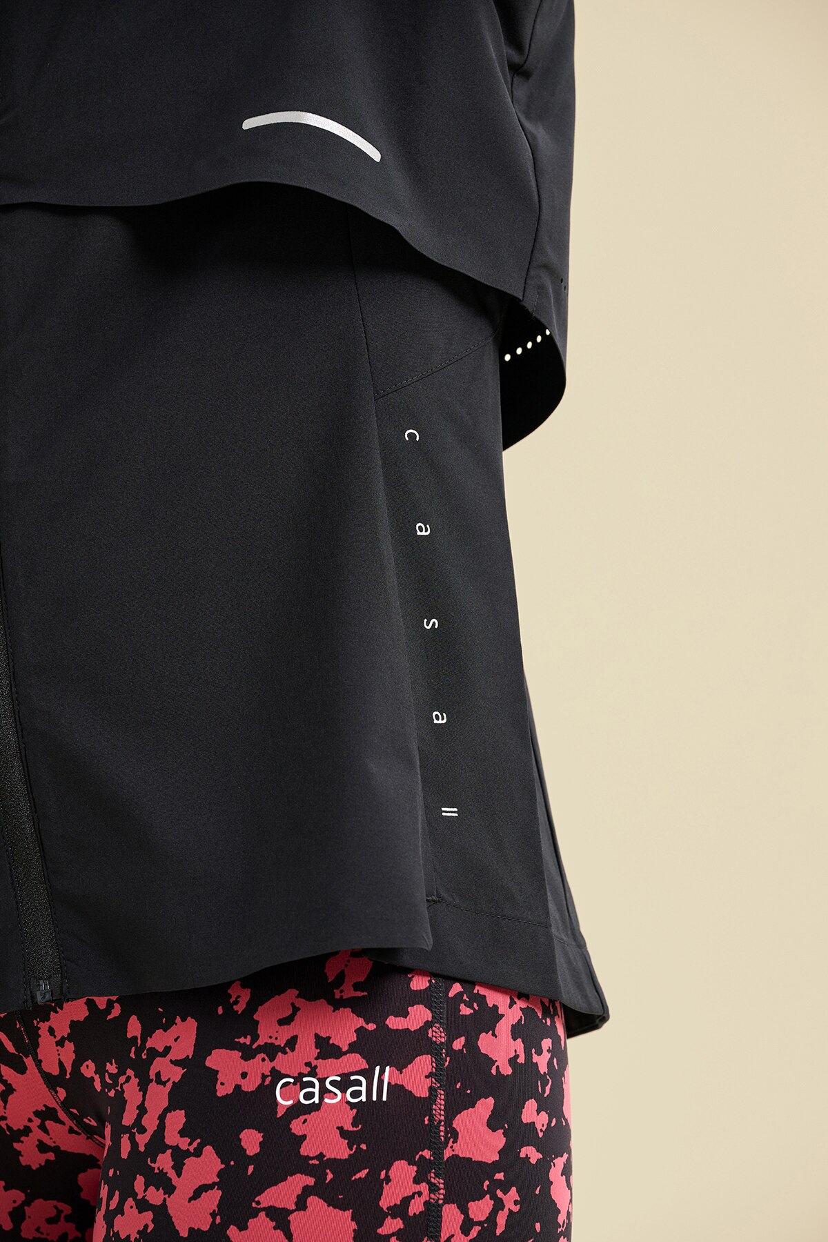 Casaco de Mulher Dynamic Windbreaker Preto-6