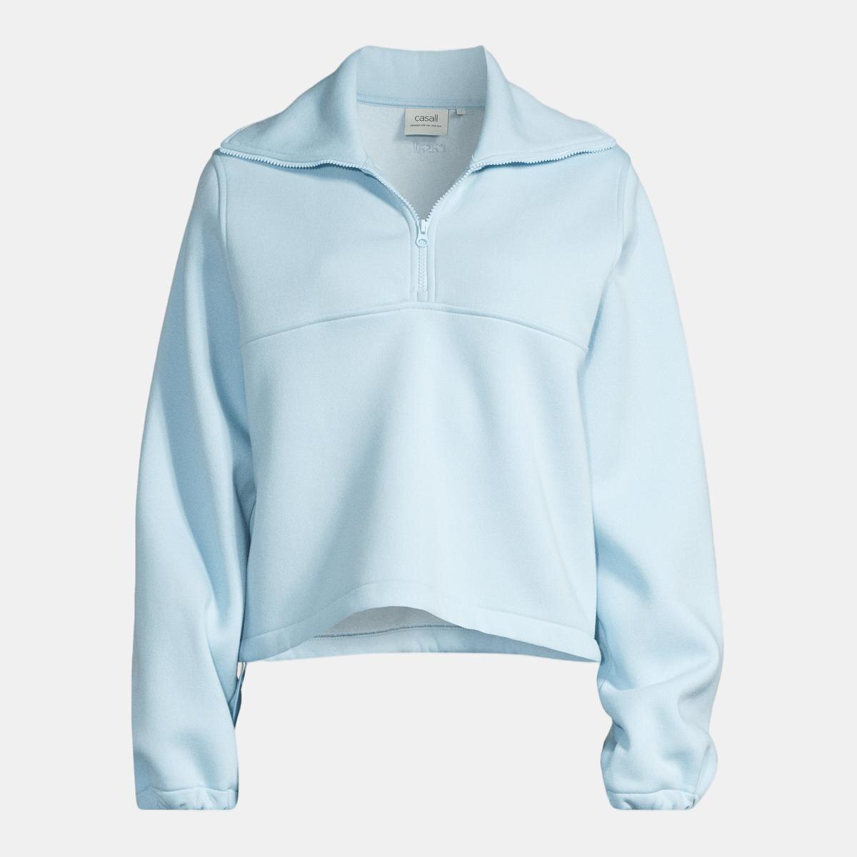 Sweatshirt de Mulher Easy Half Zip Sweater Azul-5
