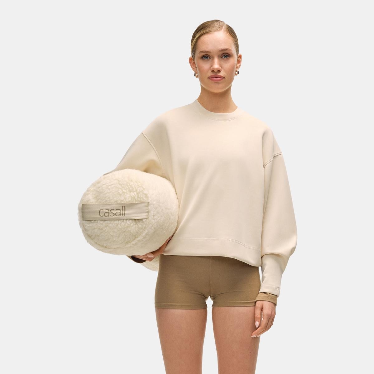 Sweatshirts de Mulher Peachy Crew Neck Natural-1
