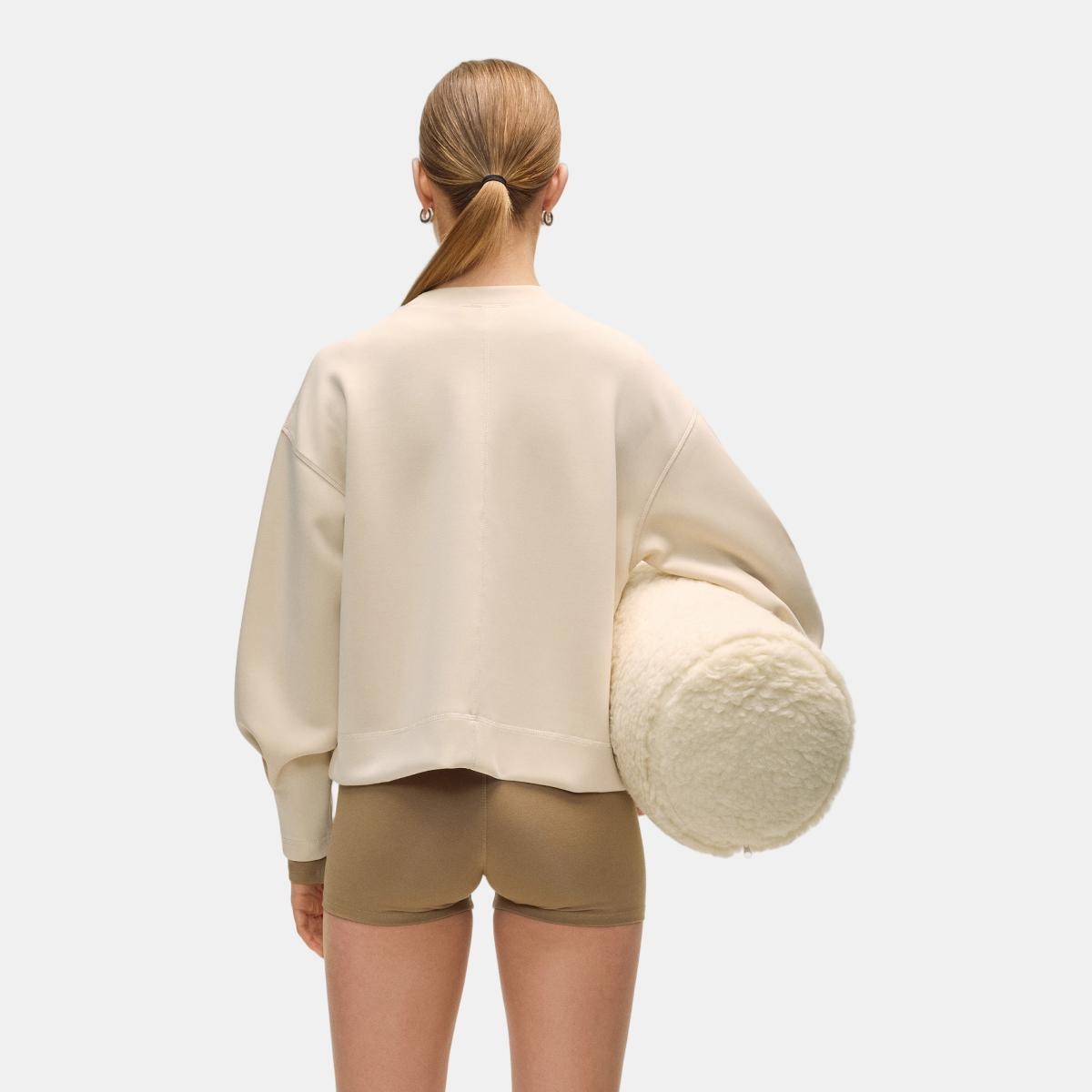 Sweatshirts de Mulher Peachy Crew Neck Natural-2