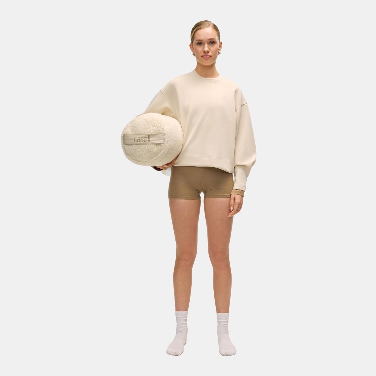 Sweatshirts de Mulher Peachy Crew Neck Natural-3