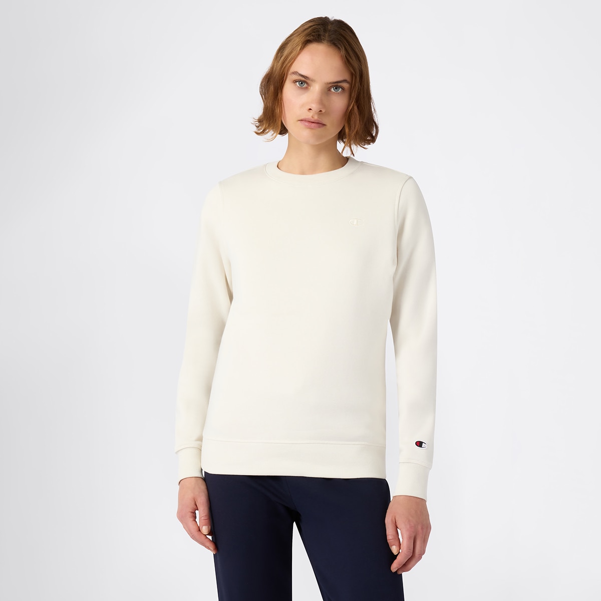 Sweatshirt de Mulher Marfim-1