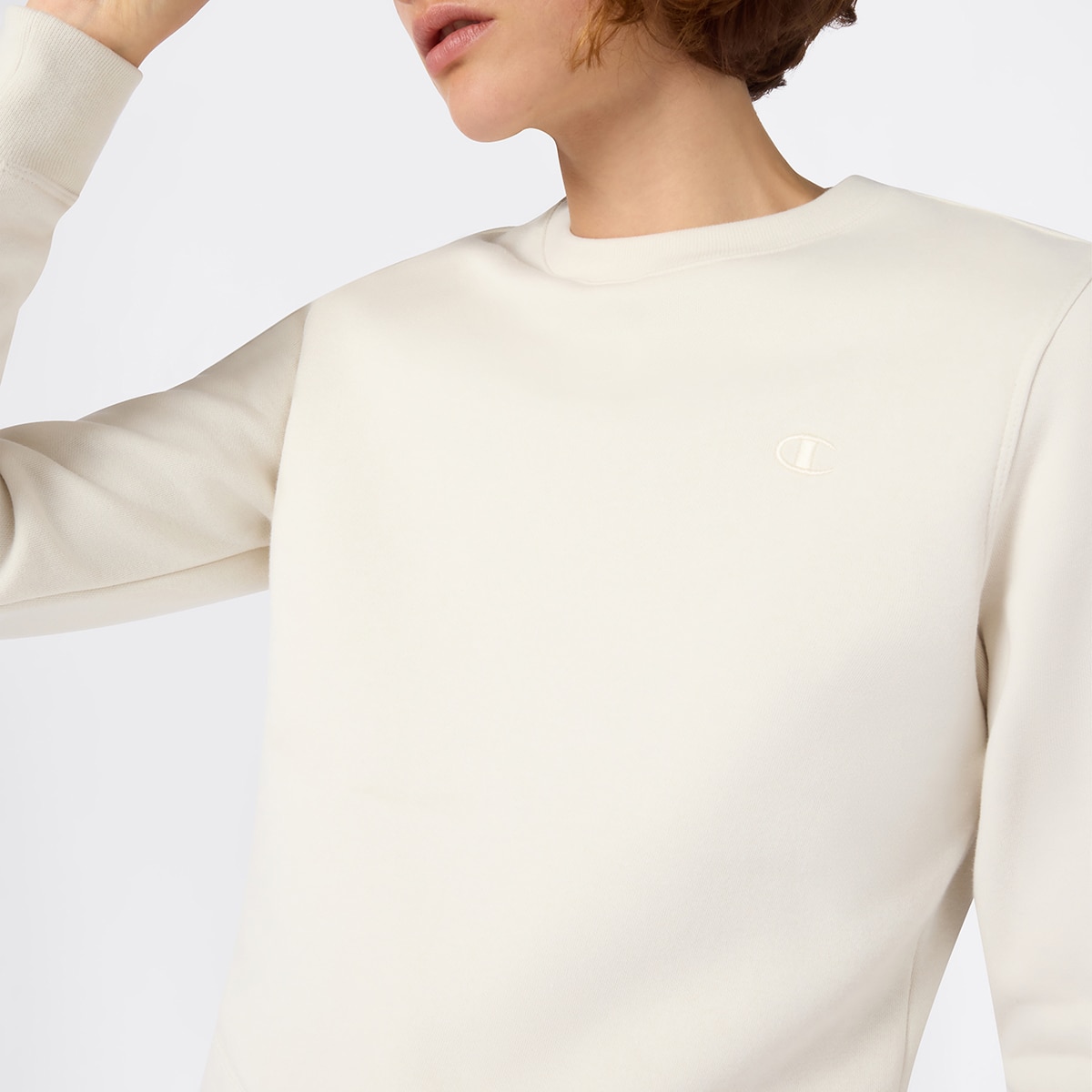 Sweatshirt de Mulher Marfim-4