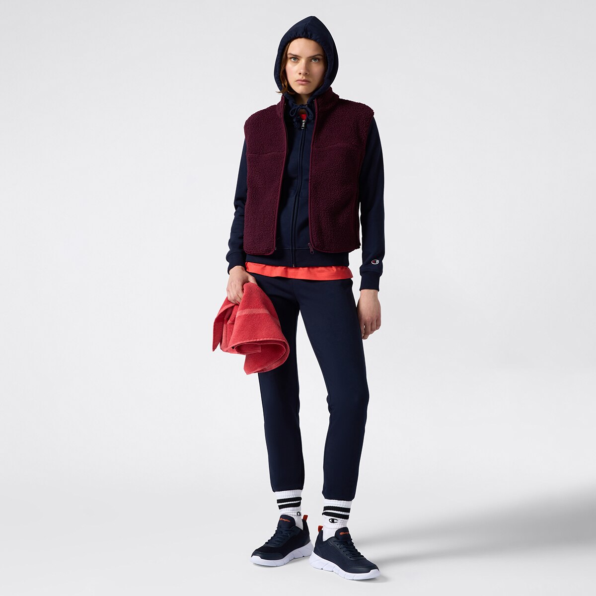 Sweatshirt de Mulher Azul-3