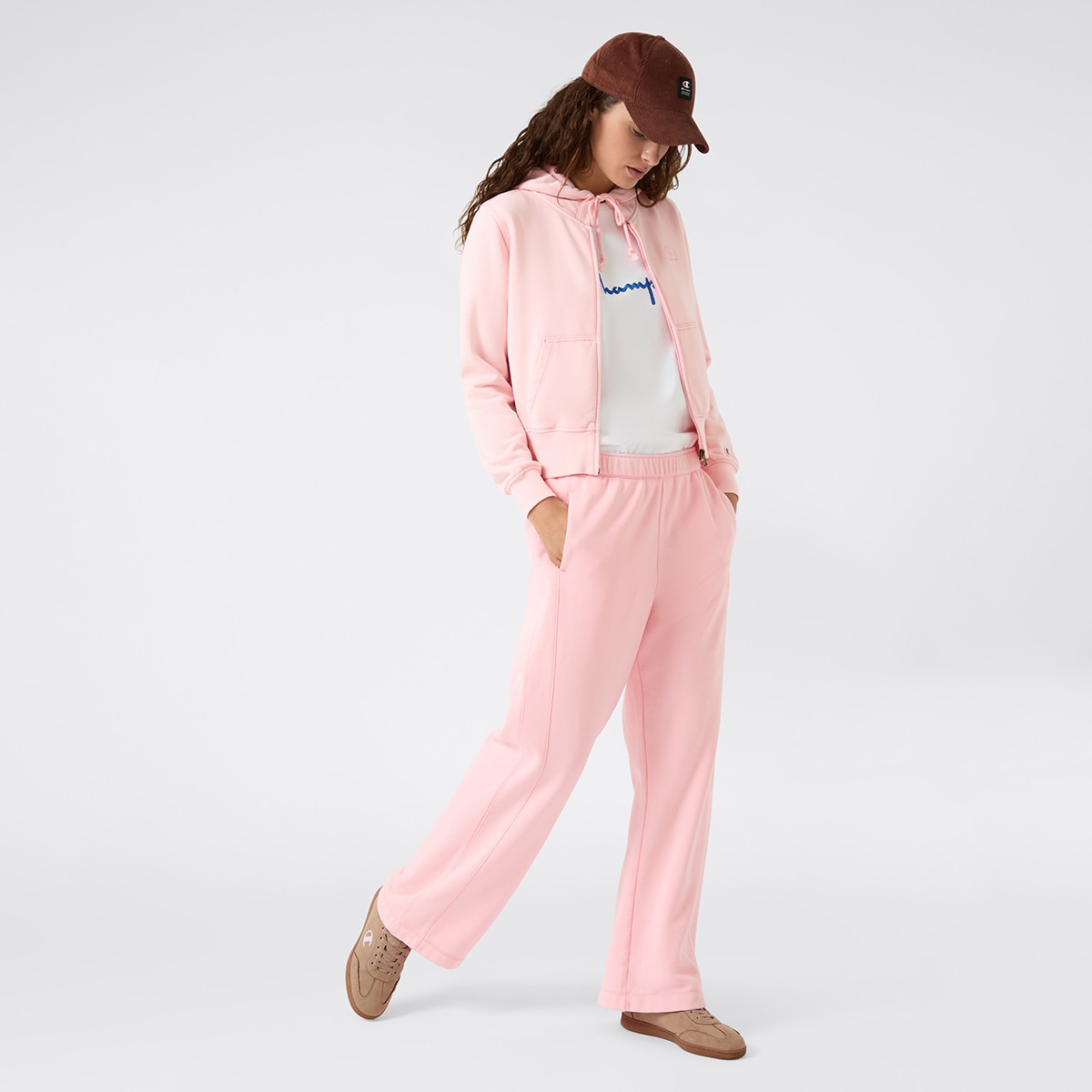 Sweatshirt de Mulher Rosa-claro-3