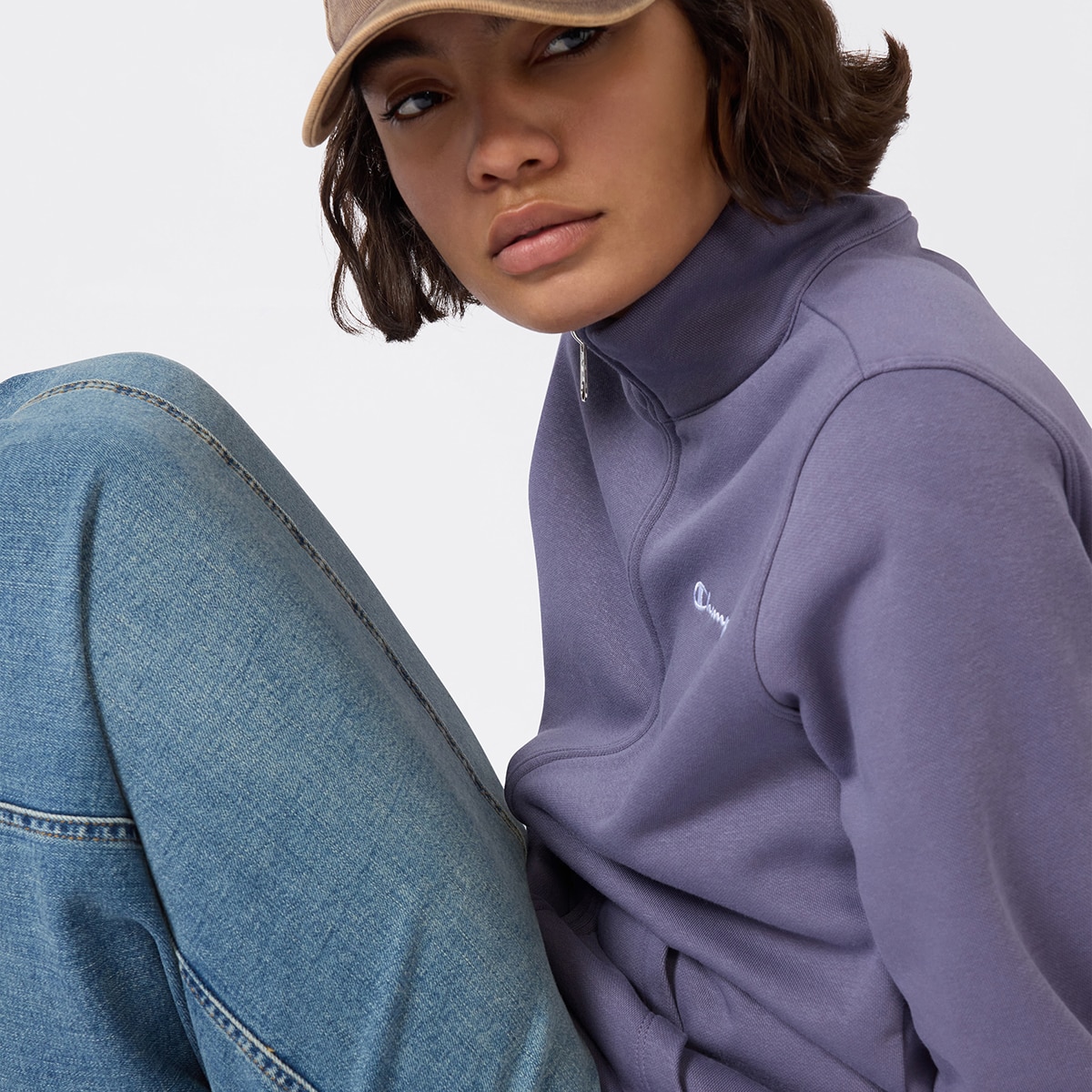 Sweatshirt de Mulher Lilás-5