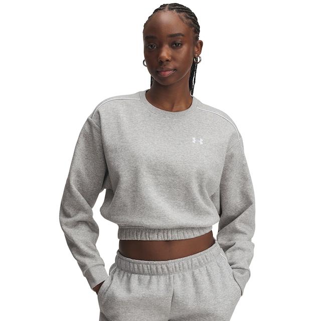 Imagen 0 de Sudadera de mujer UA Rival Fleece Piped Crew Under Armour