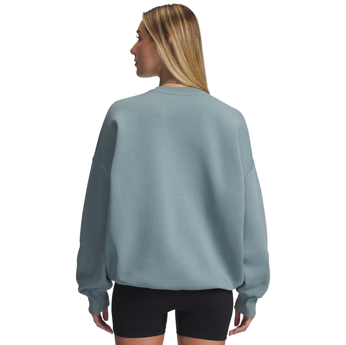 Sweatshirt de Mulher Rival Flc OS Varsity Crew Verde-2