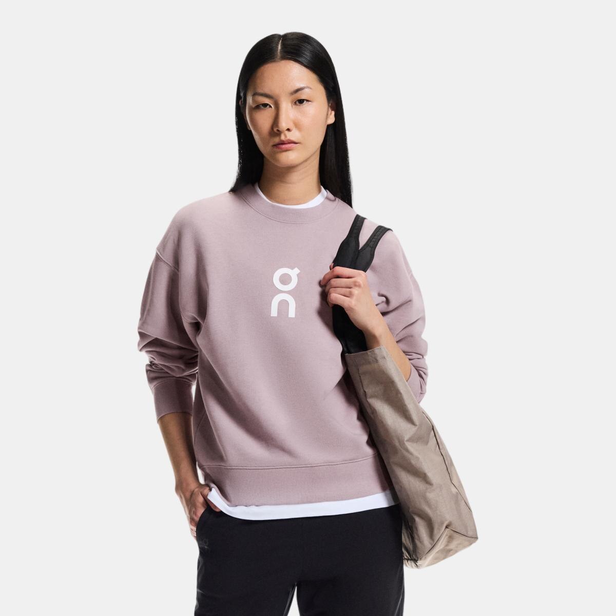 Sudadera de mujer Club Crew On - Morado Morado-1