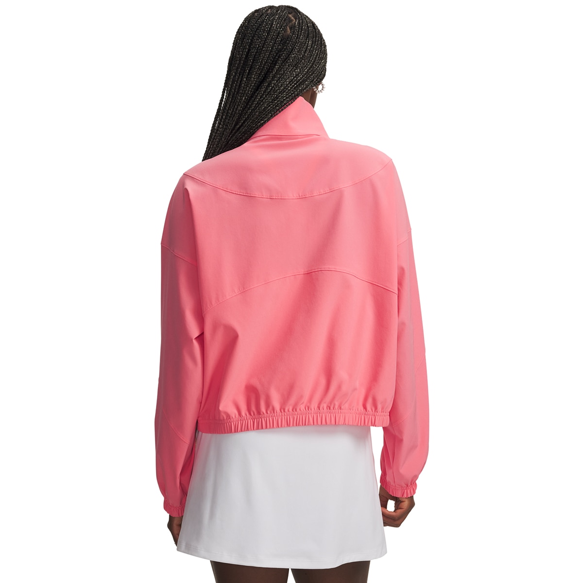 Sweatshirt de Mulher Casual UA Rival Woven Jacket Rosa-2
